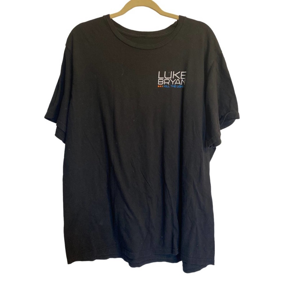 Luke Bryan “Kill the Lights” Tour Black Short Sleeve Shirt Size L/XL